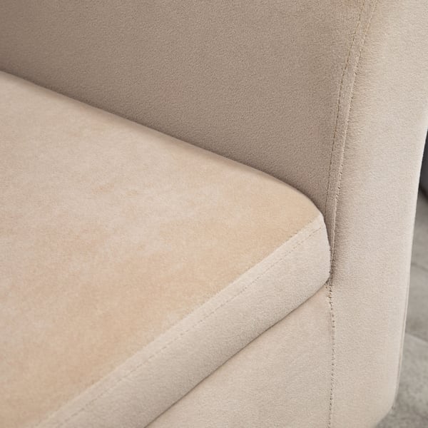 Säilytyspenkki, 111,5x41x65 cm, beige