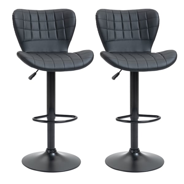 Barstolset, 47x51,5x89-109 cm, Svart