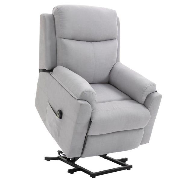 Elektrisk reclinerstol, 83x89x102 cm, lysegrå Elektrisk reclinerstol, 83x89x102 cm, lysegrå