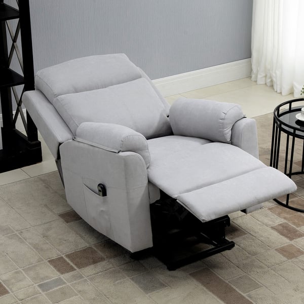 Elektrisk reclinerstol, 83x89x102 cm, lysegrå