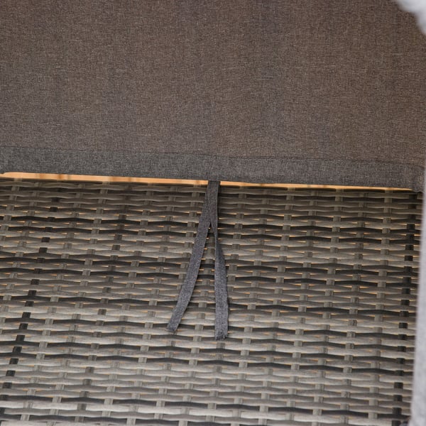Aurinkotuoli, 195x65x40 cm, Harmaa