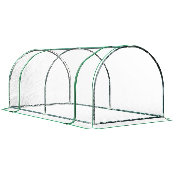 Drivhus, 200x100x80 cm, Transparent