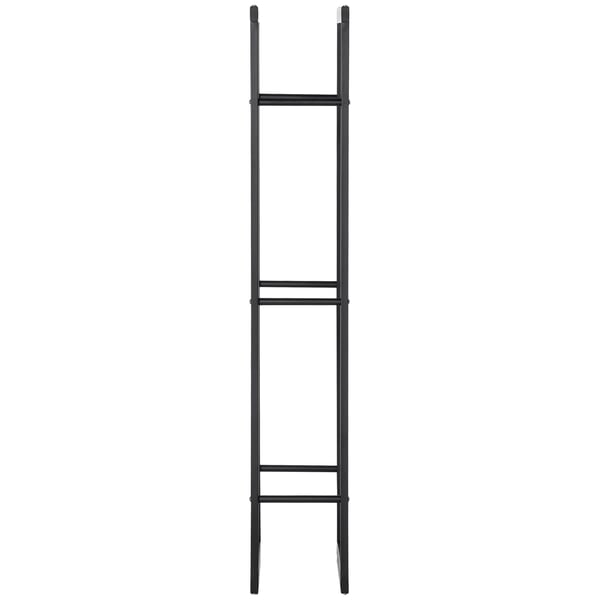 Vedställ, 60x25x150 cm, Svart