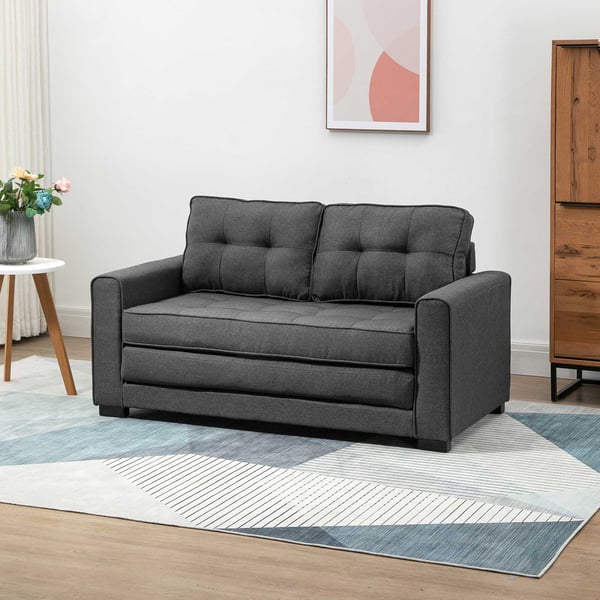 Sovesofa, 147,5x75x85 cm, Grå