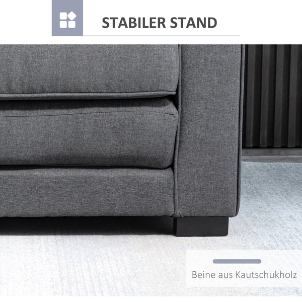 Sovesofa, 147,5x75x85 cm, Grå