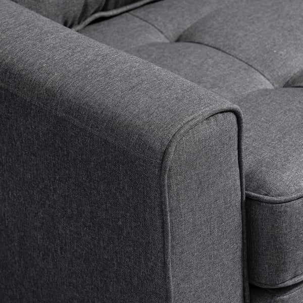Sovesofa, 147,5x75x85 cm, Grå