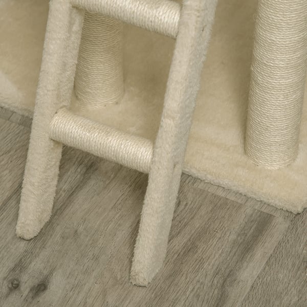 Kattetårn, 69x40x131 cm, Khaki, Beige