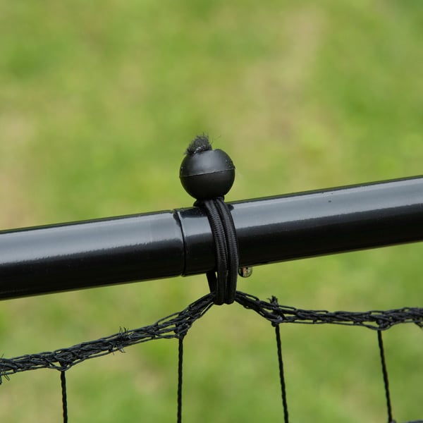 Fodboldrebounder, 96x80x96 cm, Sort