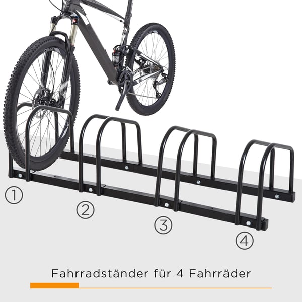 Cykelställ, 110x33x27 cm, Silver