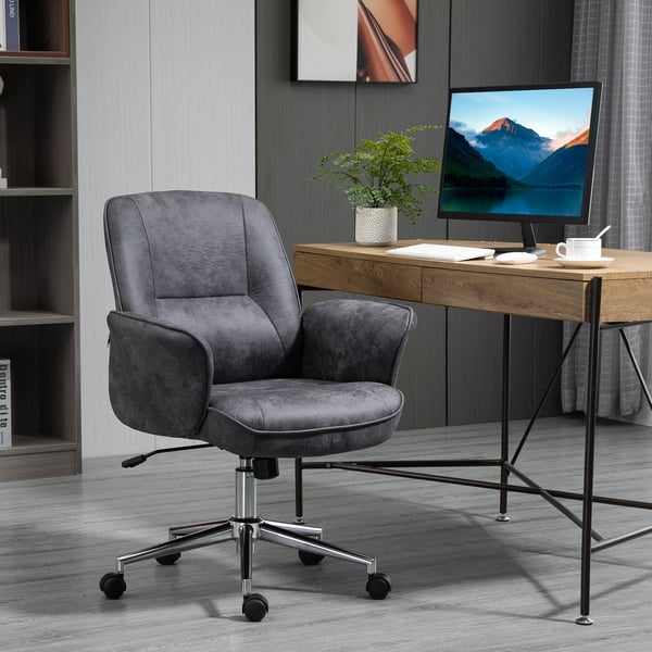 Kontorstol, 67x69x92-102 cm, Grå