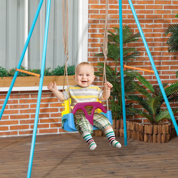 Babygynge, 42x33x120-180 cm, Blå