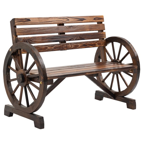 Havebænk, 105,5x56x79 cm, Brun