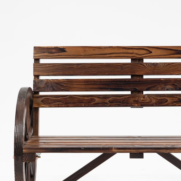 Havebænk, 105,5x56x79 cm, Brun