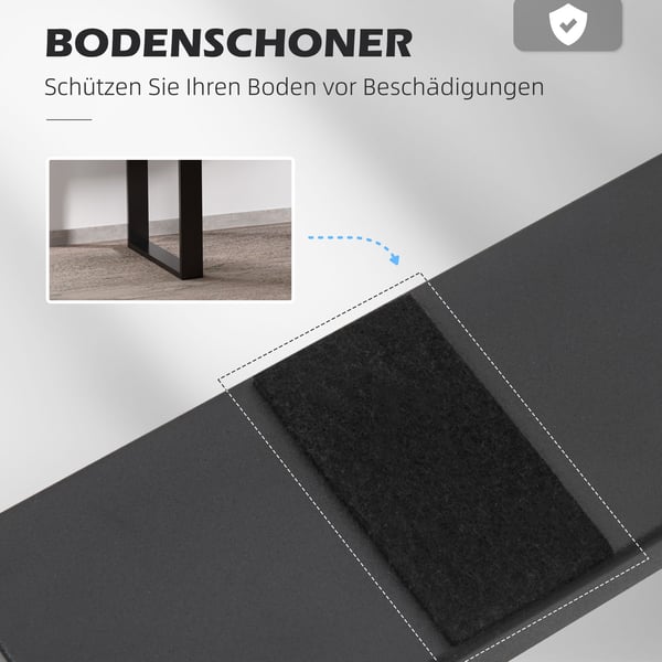 Bordben, 60 x 72 cm, Sort