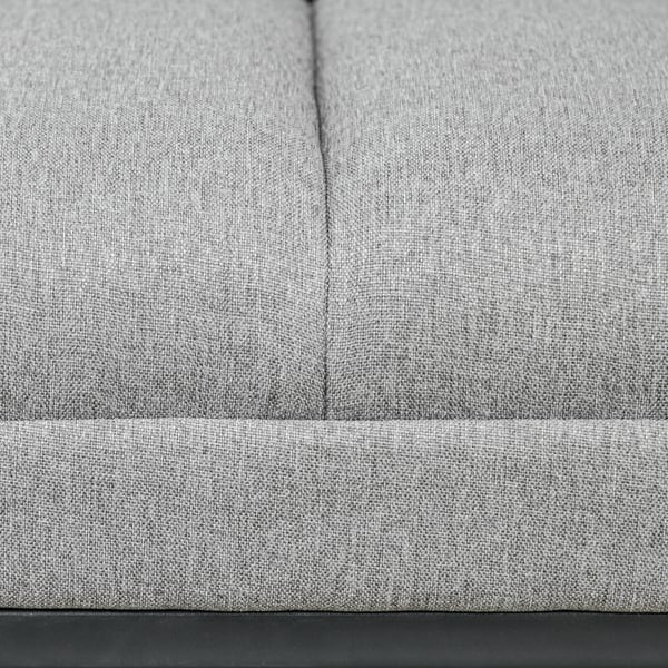 Bänk, 120x44x45,5 cm, Ljusgrå