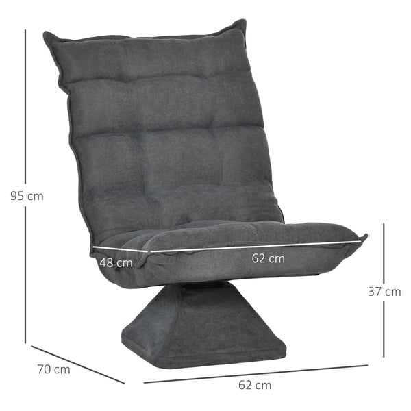 Golvlampa, 62x70x95 cm, Grå