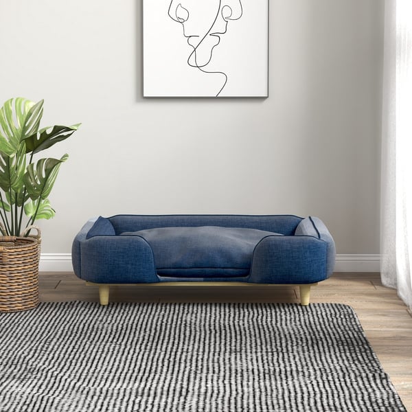 Hundeseng, 96x66x24 cm, Blå