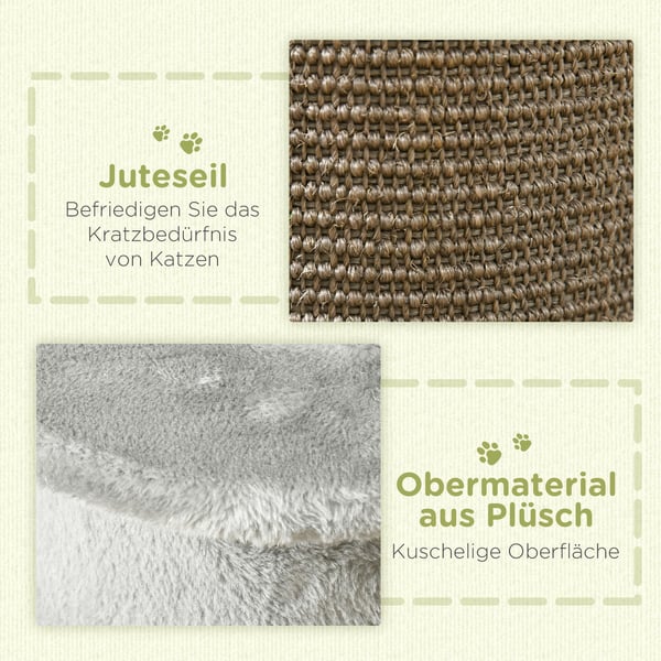 Kattklösbräda, 34x25.5x58 cm, Grå