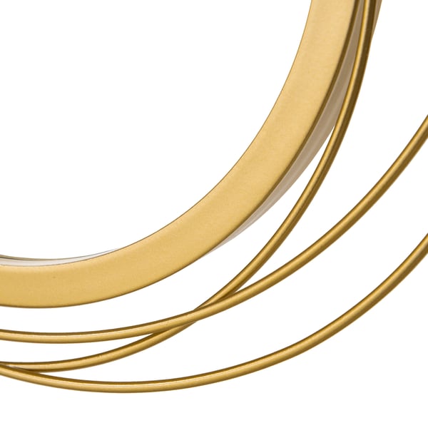 Vægspejl Sæt, 107x56x4 cm, Guld
