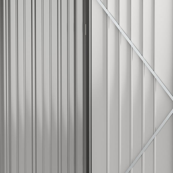 Trädgårdsförråd, 161,5x94,5x196 cm, Svart