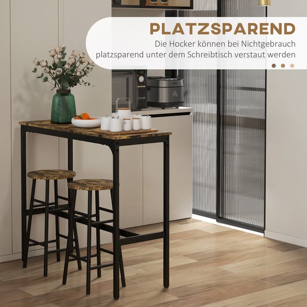 Bartel Set, 105x40x90 cm, Brun