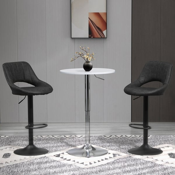 Barstol Sæt, 44x49x90-110 cm, Grå