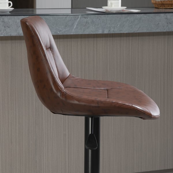 Barstol, 46,5x50x88-108 cm, Brun