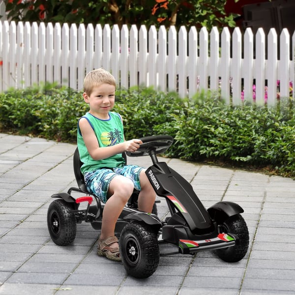 Pedal Go-Kart, 121x58x61 cm, Sort
