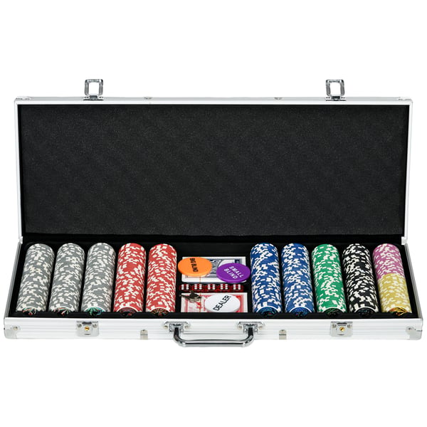 Poker Set, 56x23,5x6,5 cm, Silver