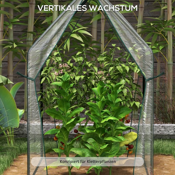 Växthus, 90x90x145 cm, Transparent