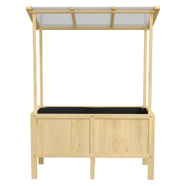 Hævet Bed, 110x60x152 cm, Naturlig