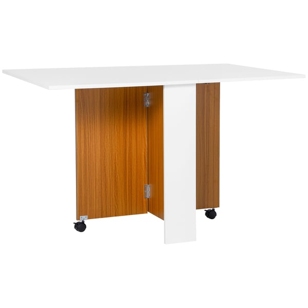 Sammenklappeligt Bord, 120x80x73 cm, Hvid