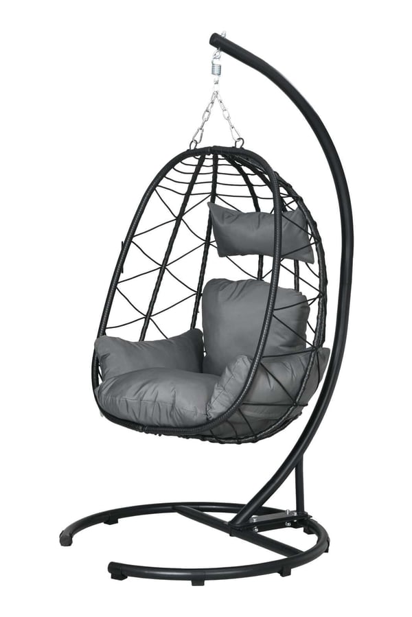 Hängstol, 102x102x195 cm, Svart Hängstol, 102x102x195 cm, Svart