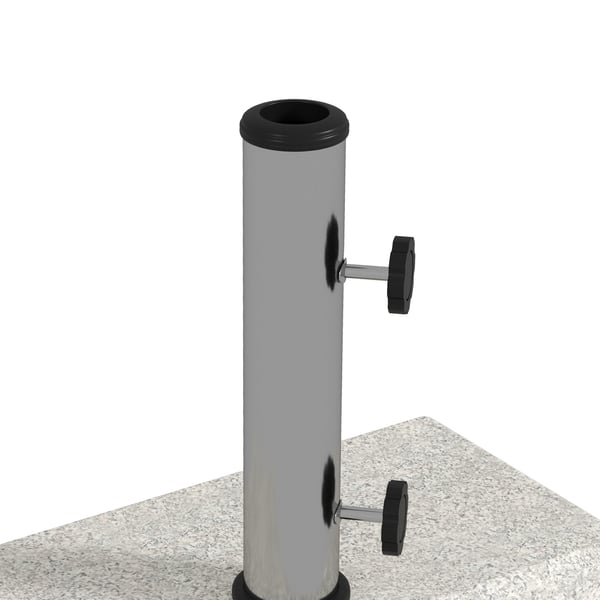 Parasolbase, 45x22,5x40 cm, Grå