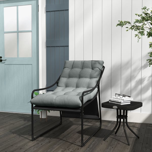 Havestol, 62x110x88 cm, Grå