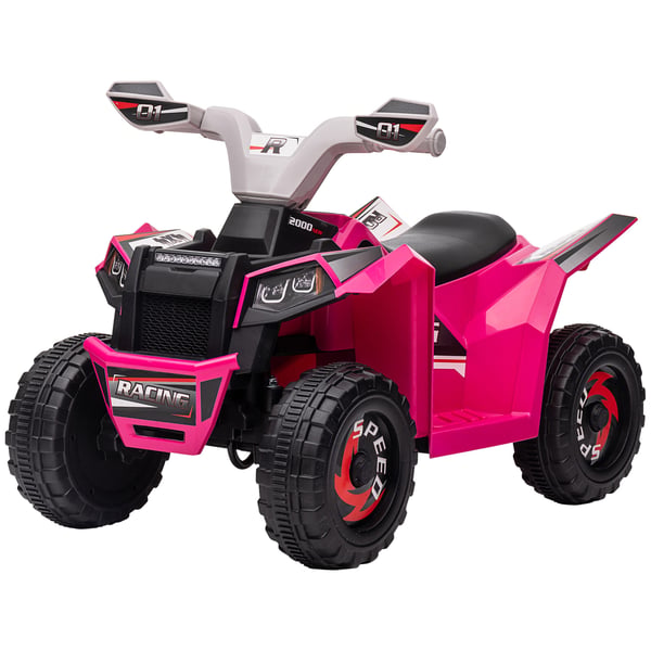 Elektrisk barnquad, 70x41,5x48,5 cm, rosa