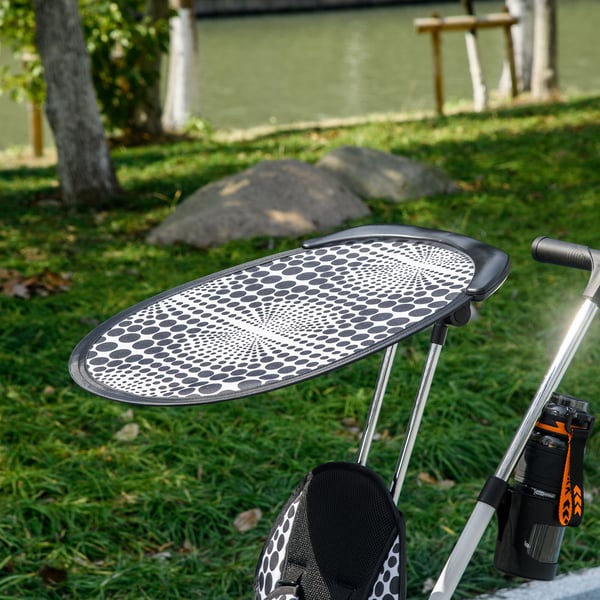 Tre-hjulet cykel, 105x47x98 cm, Hvid