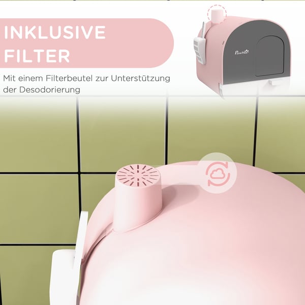 Kattebakke til kat, 43x44x47 cm, pink