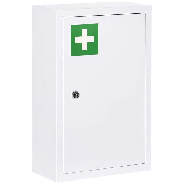 Medicinskab, 30x14x46 cm, Hvid