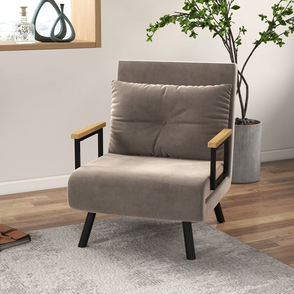 Sovesofa Stol, 63x73x81 cm, Lys Brun
