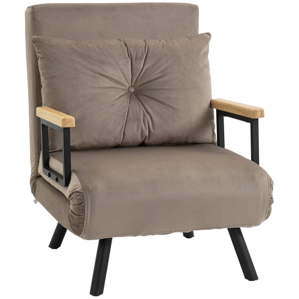 Sovesofa Stol, 63x73x81 cm, Lys Brun