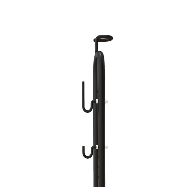 Cykelställ, 45x44x118 cm, Svart