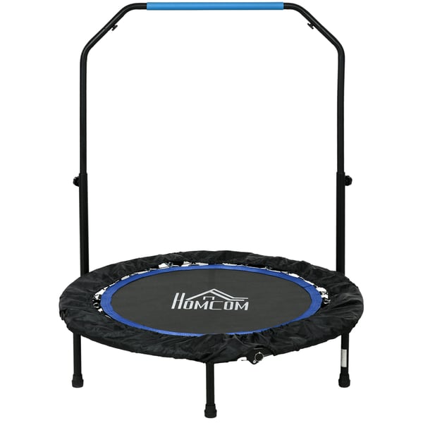 Fitness trampolin, 102 cm, sort blå Fitness trampolin, 102 cm, sort blå