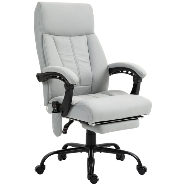 Massagestol til kontor, 65x74x111-119 cm, grå