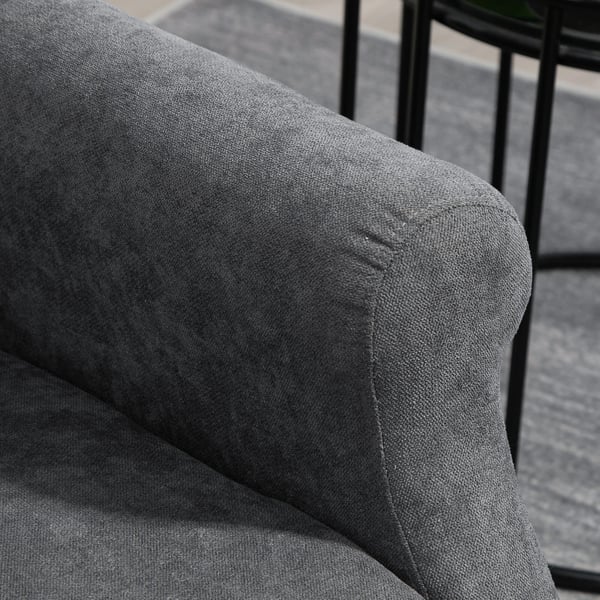 Elektrisk lænestol med vippefunktion, 74x94x111 cm, mørkegrå