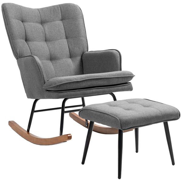 Gyngestol, 64x89x90 cm, Mørkegrå Gyngestol, 64x89x90 cm, Mørkegrå