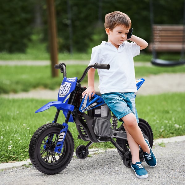 Elektrisk Motorcykel, 107x56x70 cm, Blå