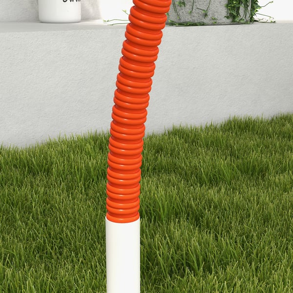 Hundagilityset, 89x69x99 cm, Orange Vit