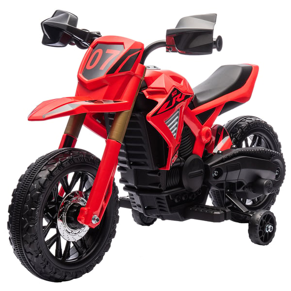 Elektrisk motorcykel, 105x57x62 cm, Rød