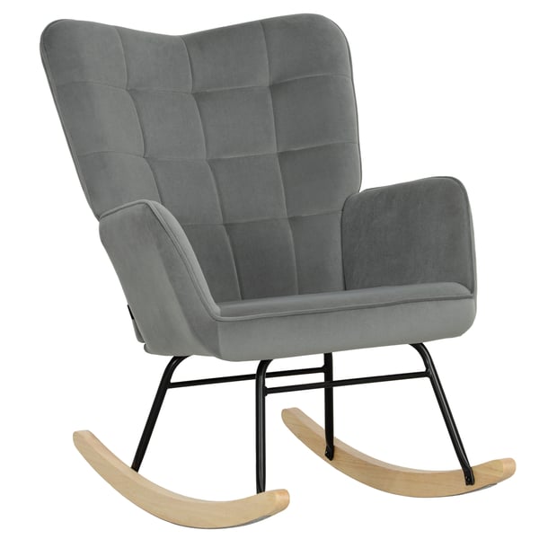 Gungstol, 98x71x101 cm, Mörkgrå